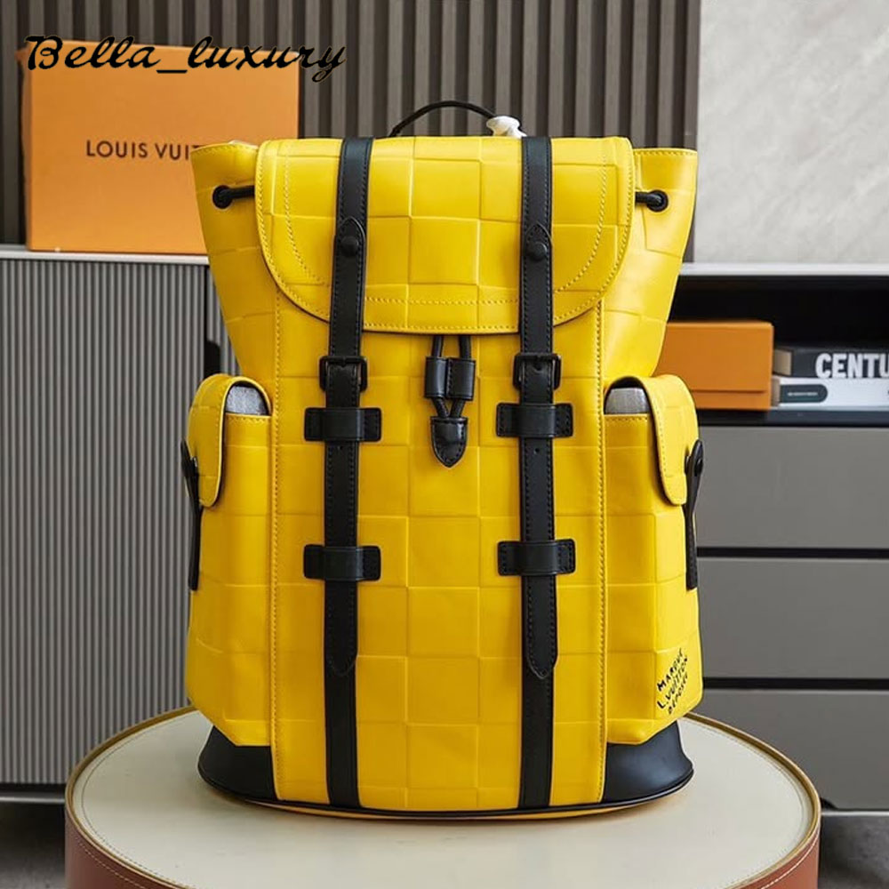 Christopher MM Damier Scuba Yellow